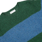 Edmmond Studios Stripes Sweater Plain Navy Sweatshirts Close-up | Overkill