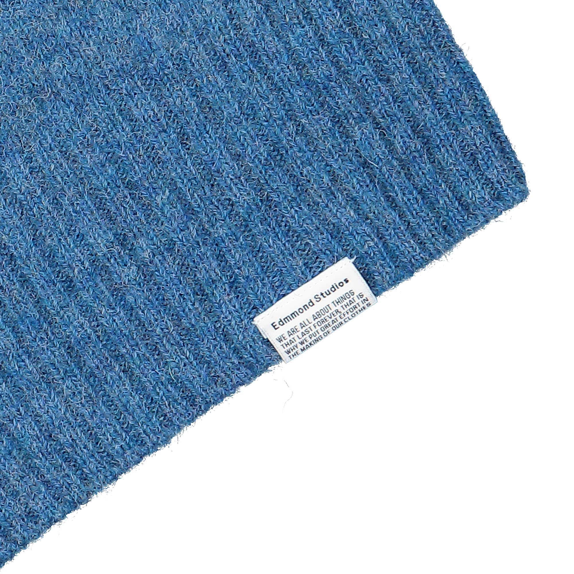 Edmmond Studios Stripes Sweater Plain Navy Sweatshirts Detailfoto | Overkill