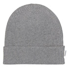 Edmmond Studios Knit Beanie Plain Light Grey Melange Beanies 322-96-01820 | Overkill