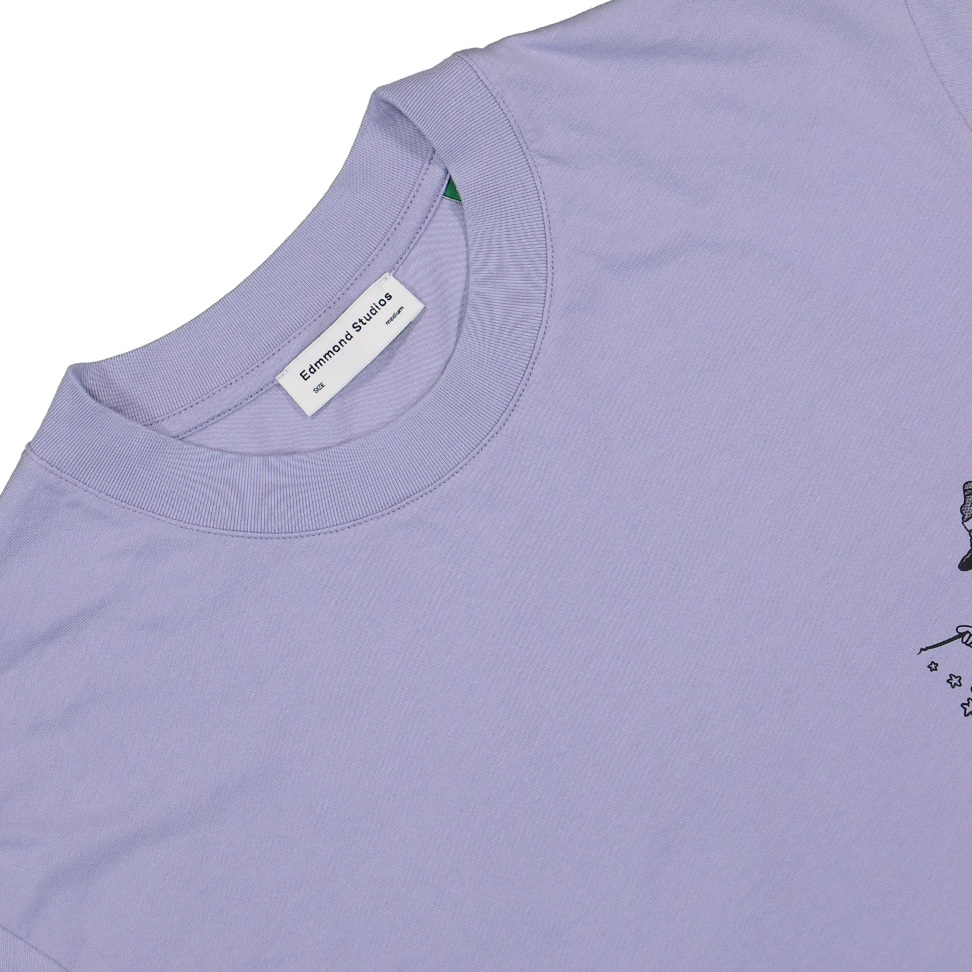 Edmmond Studios Hocus T-Shirt Plain Light Purple T-Shirts Material | Overkill