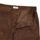 Edmmond Studios Jorge Pants Plain Brown Casual Pants Detailfoto | Overkill