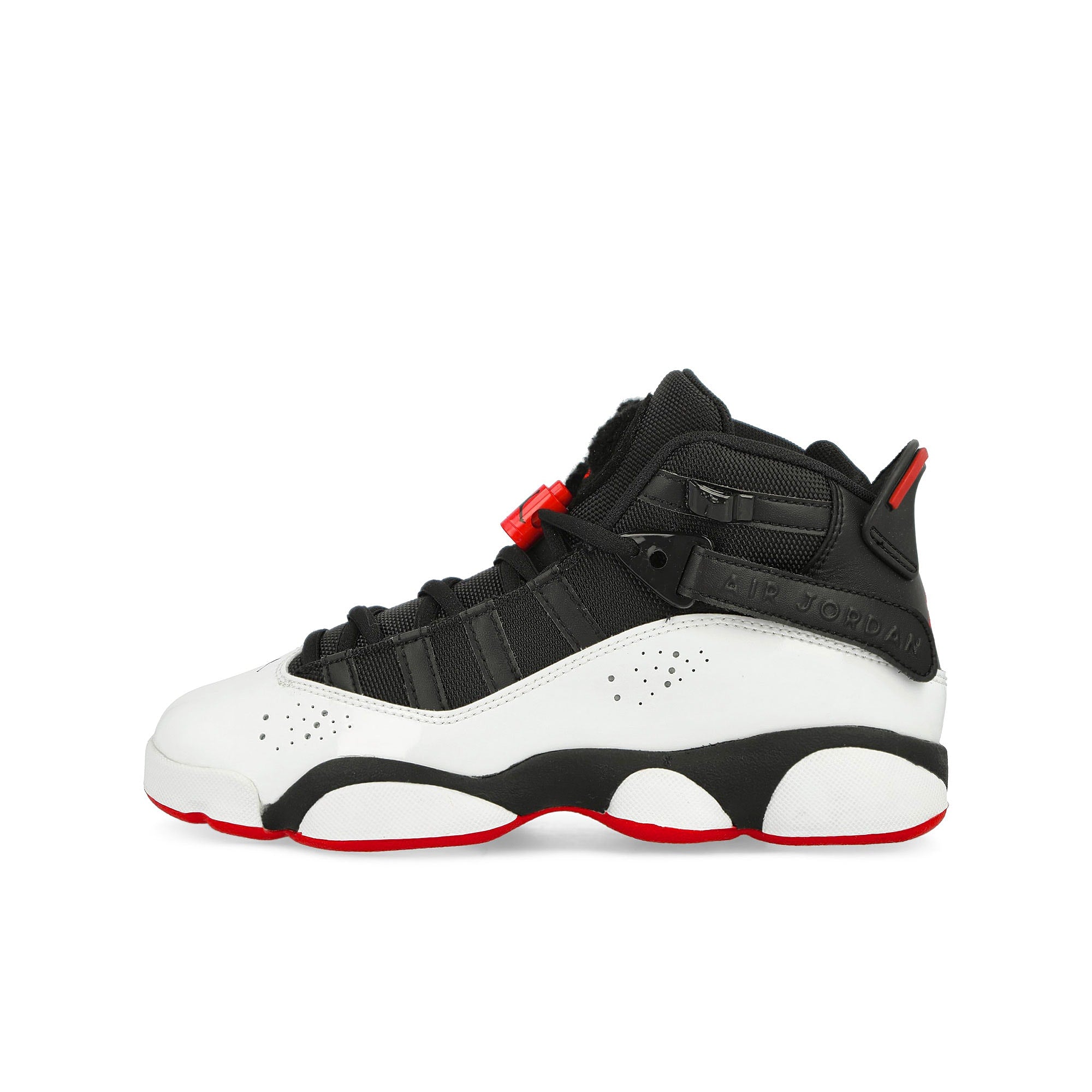 Jordan Jordan 6 Rings GS Black / University Red - White High Top Sneakers 323419 067 | Overkill