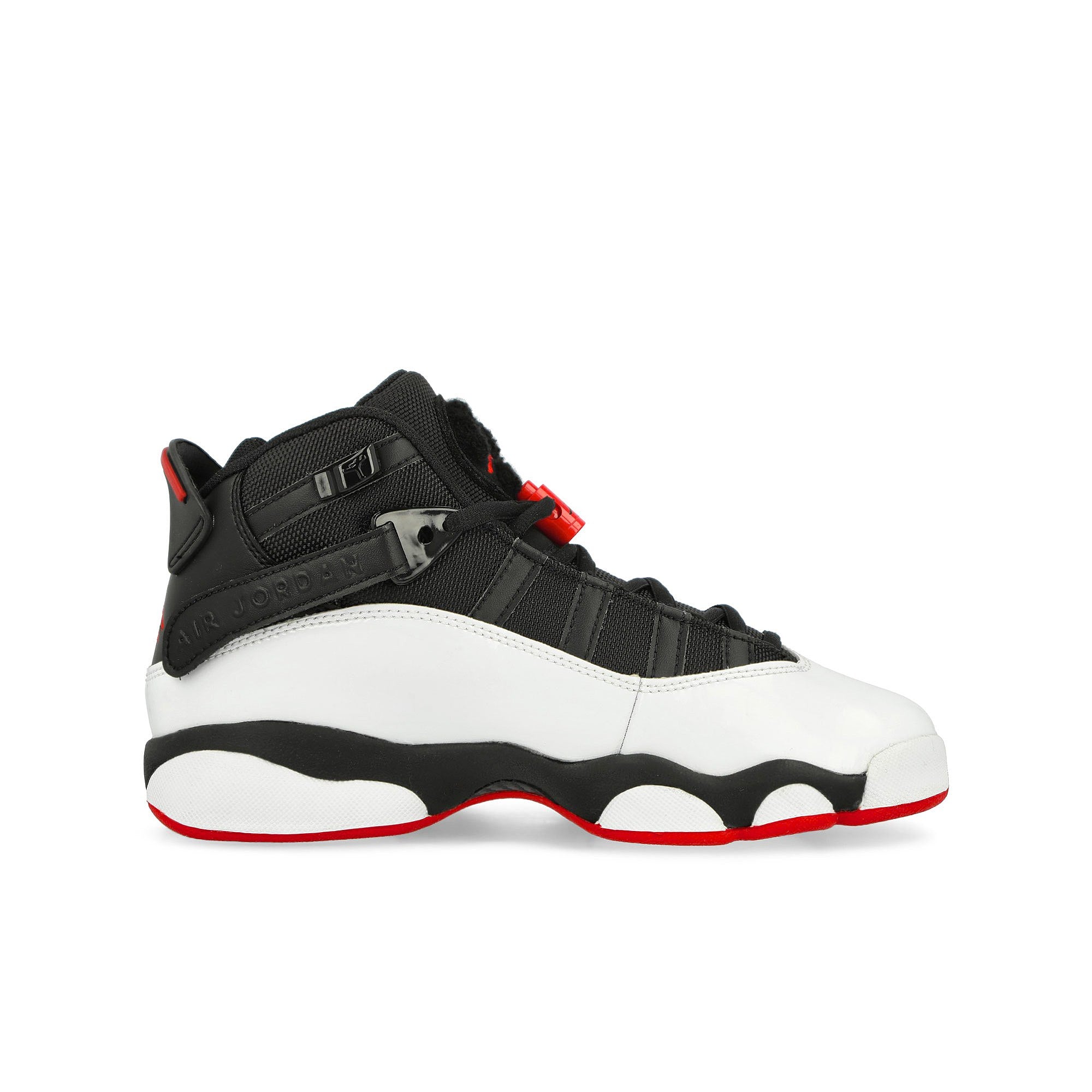 Jordan Jordan 6 Rings GS Black / University Red - White High Top Sneakers  Silhouette | Overkill