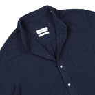 Edmmond Studios Crisp Shirt Navy Shirts Close-up | Overkill