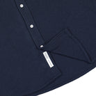 Edmmond Studios Crisp Shirt Navy Shirts Detailfoto | Overkill
