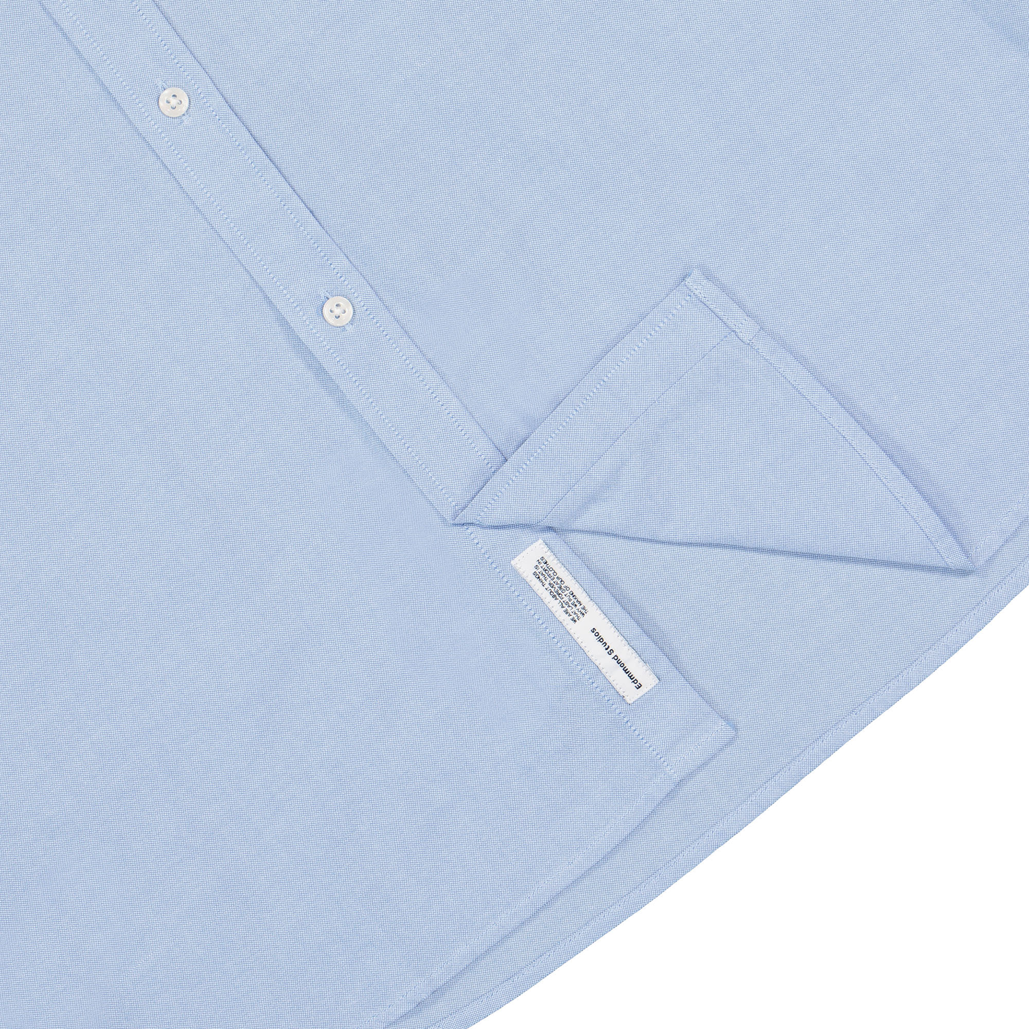 Edmmond Studios BD Shirt Duck Edition Oxford Light Blue Shirts Detailfoto | Overkill