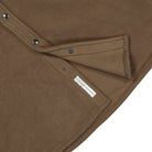 Edmmond Studios Snow Shirt Plain Brown Shirts Detailfoto | Overkill