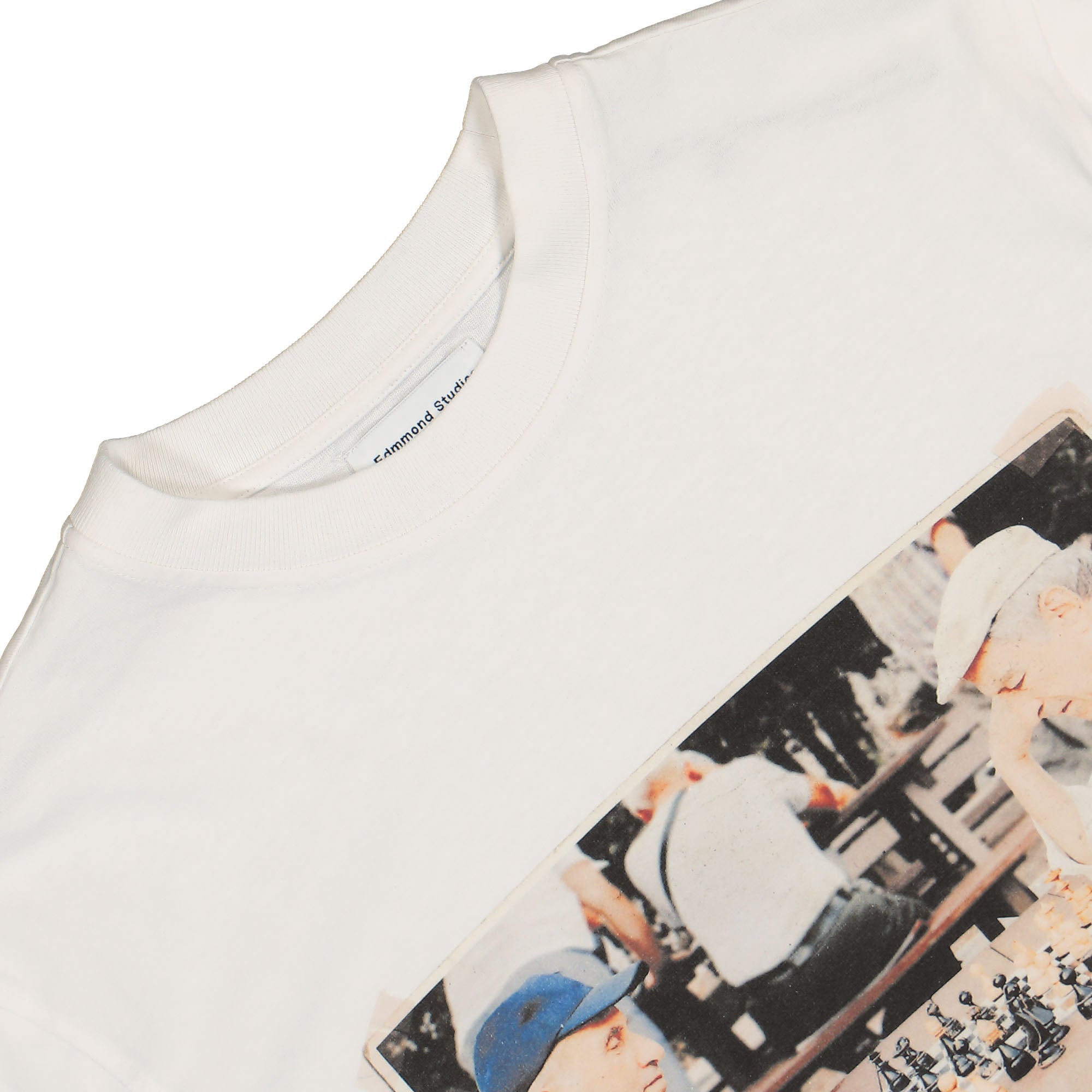 Edmmond Studios Chessmaster T-Shirt Plain White T-Shirts Close-up | Overkill