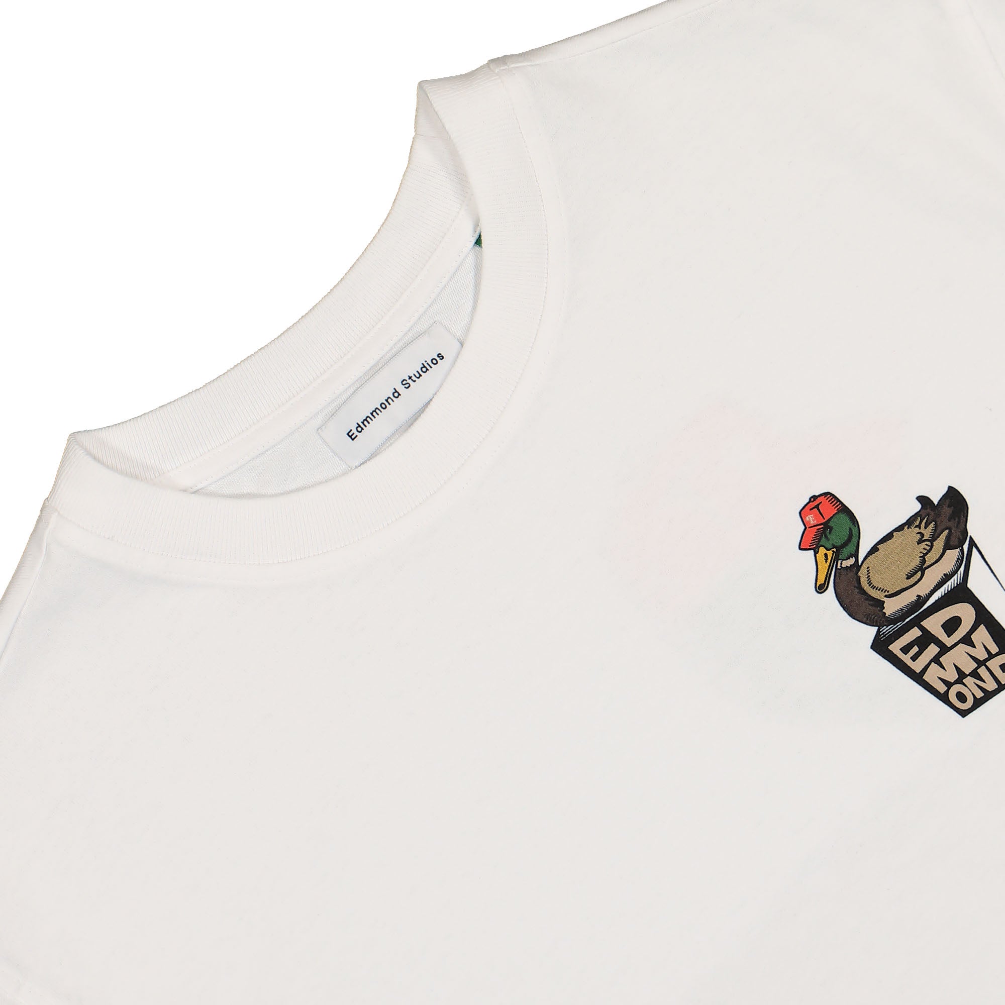 Edmmond Studios Duck Pond T-Shirt Plain White T-Shirts Material | Overkill