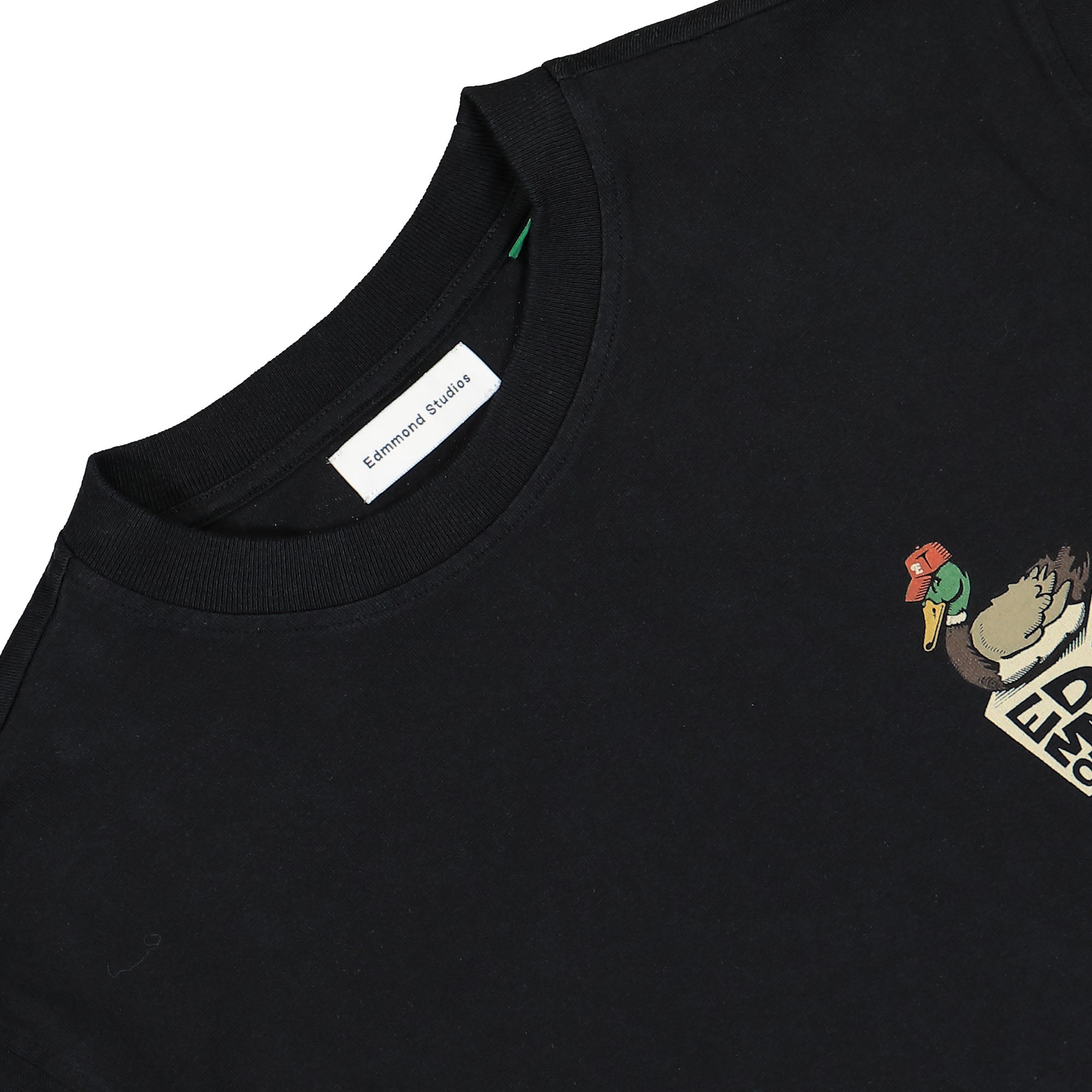Edmmond Studios Duck Pond T-Shirt Plain Black T-Shirts Material | Overkill