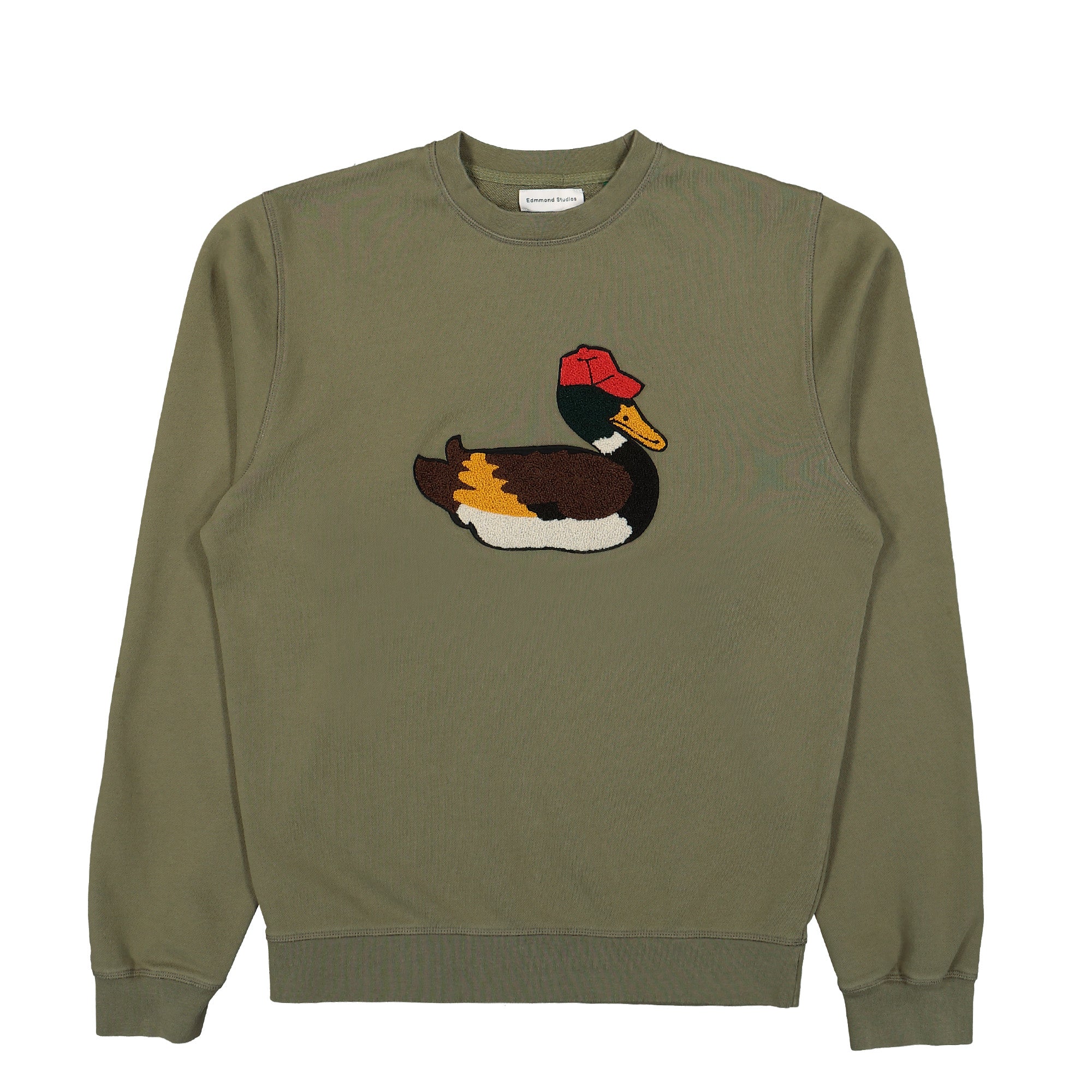 Edmmond Studios Duck Hunt Sweatshirt Plain Khaki Sweatshirts 324-40-01680 | Overkill