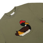 Edmmond Studios Duck Hunt Sweatshirt Plain Khaki Sweatshirts Close-up | Overkill