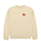 Edmmond Studios Botanic Society Sweatshirt Plain Beige Sweatshirts 324-40-07050 | Overkill