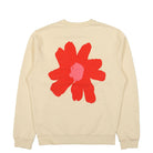 Edmmond Studios Botanic Society Sweatshirt Plain Beige Sweatshirts Close-up | Overkill