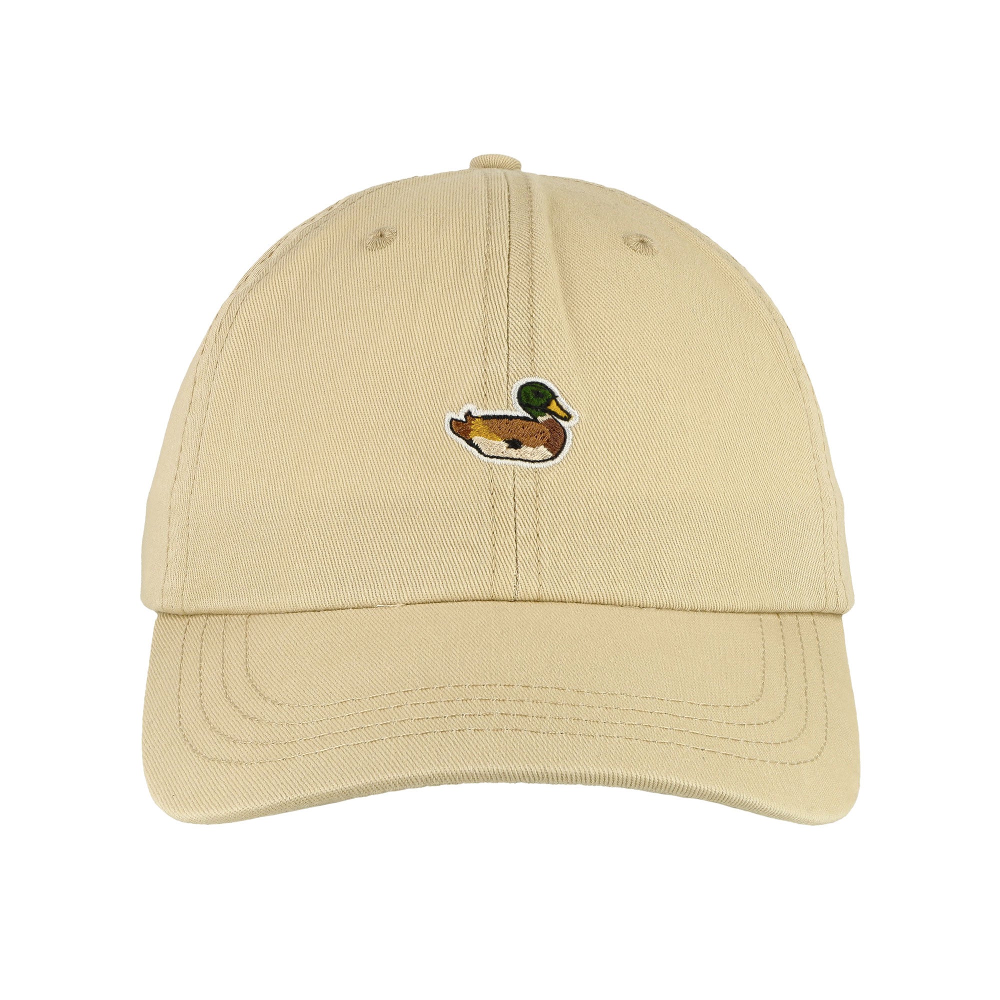 Edmmond Studios Duck Patch Cap Plain Beige Caps Detailfoto | Overkill