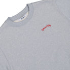 Edmmond Studios La Trattoria Sweatshirt Plain Grey Melange Sweatshirts 325-40-19840 Detailfoto | Overkill