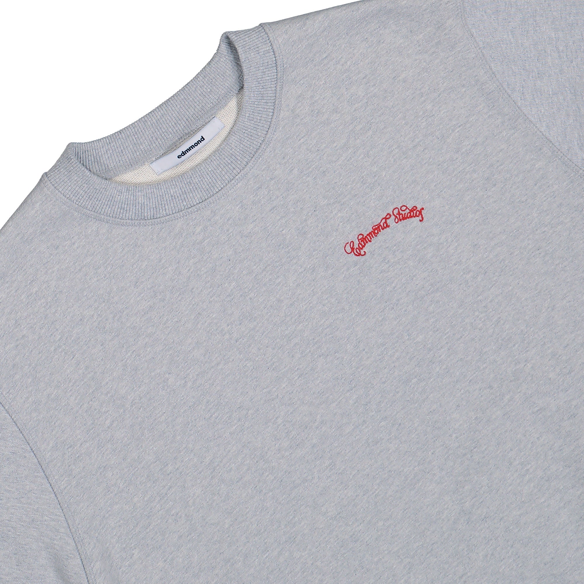 Edmmond Studios La Trattoria Sweatshirt Plain Grey Melange Sweatshirts 325-40-19840 Detailfoto | Overkill