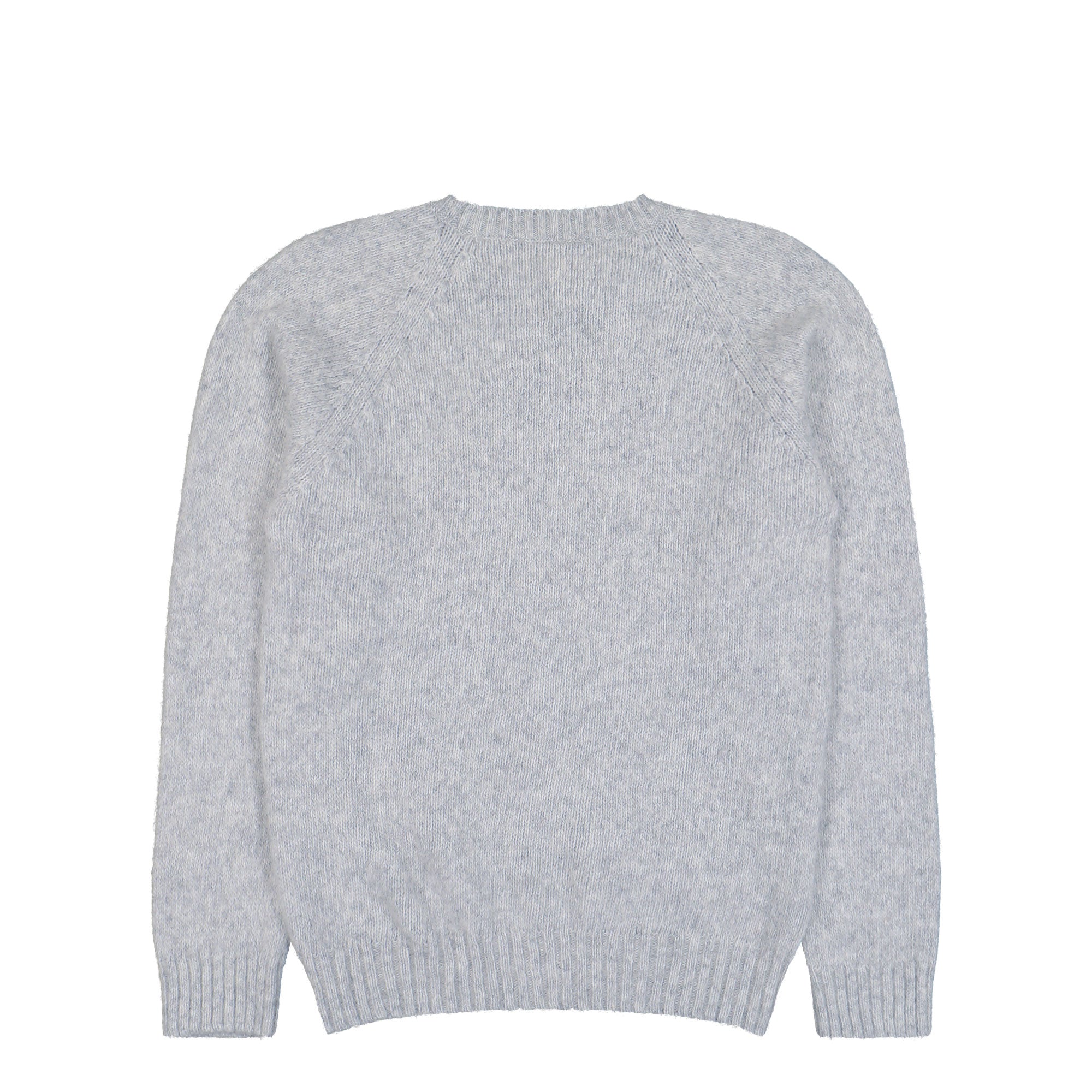 Edmmond Studios Glasgow Sweater Light Grey Melange Sweatshirts 325-60-02820 Close-up | Overkill