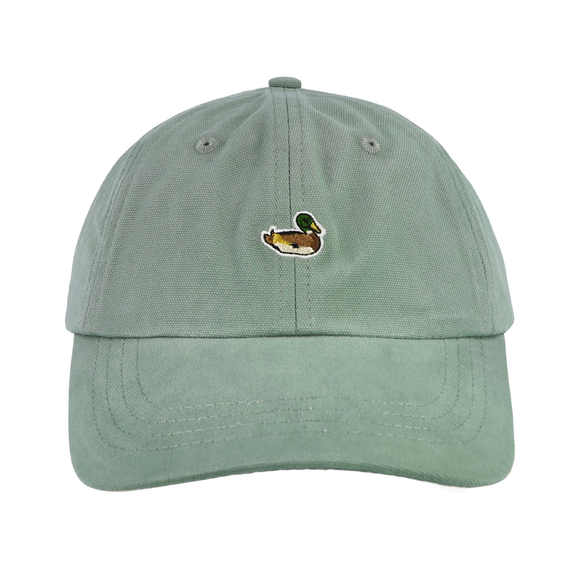 Edmmond Studios Duck Patch Cap Plain Sage Green Caps 325-92-01620 Detail View 1 | Overkill