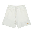 Bel-Air Athletics Academy Embroidered Logo Crest Short White Shorts 32BELB107R | Overkill