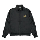 Bel-Air Athletics Academy Embroidered Logo Crest Tracksuit Top Black Track Jackets 32BELH100 | Overkill