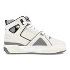 Just Don basketball courtside hi White-Grey-Black Sneakers  Silhouette | Overkill
