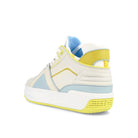 Just Don mid tennis Beige-Blue Sneakers  Material | Overkill