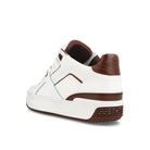 Just Don luxury courtside low White-Brown Mid Top Sneakers  Material | Overkill