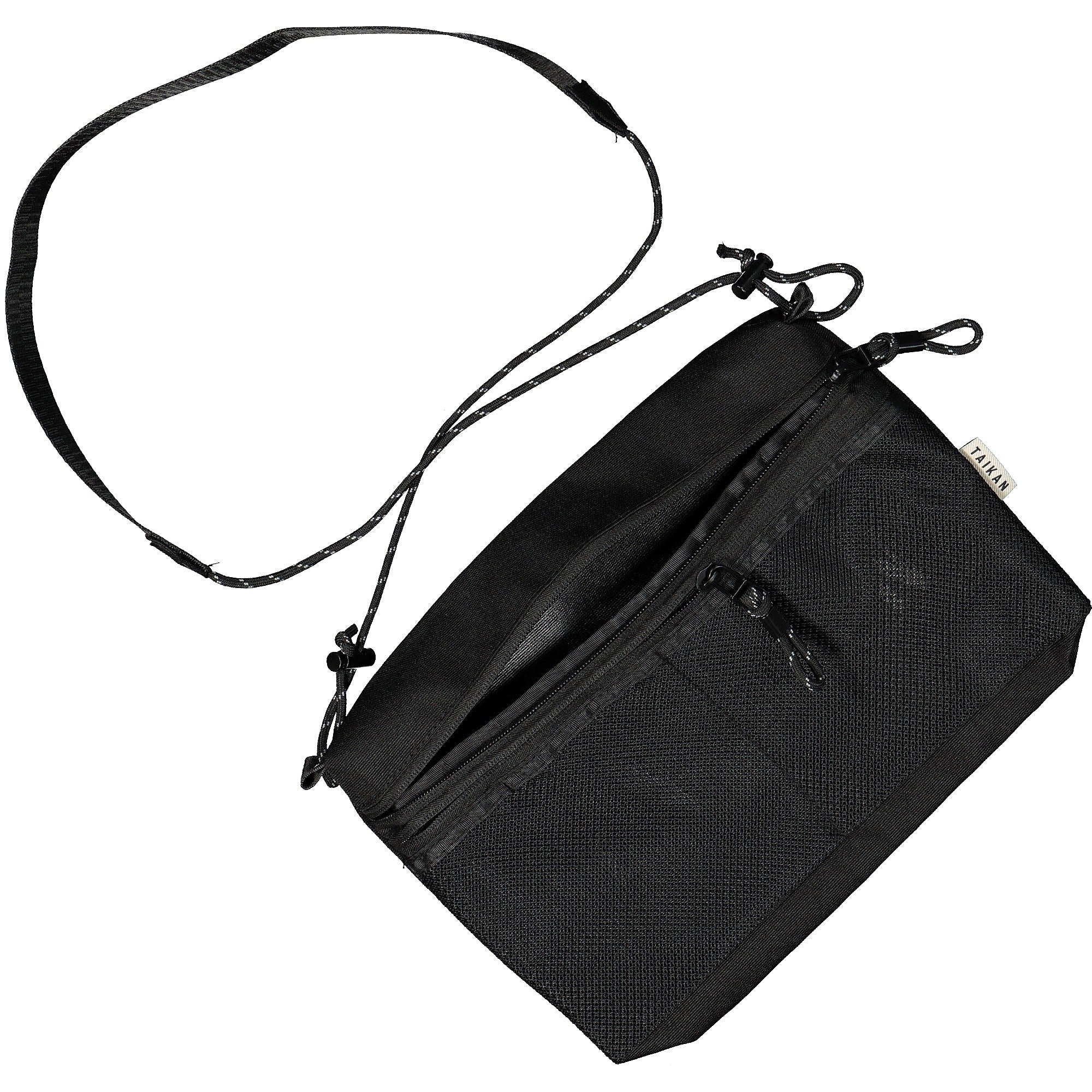 Taikan Everything Sacoche Large Black Shoulder & Cross Body Bags  Material | Overkill