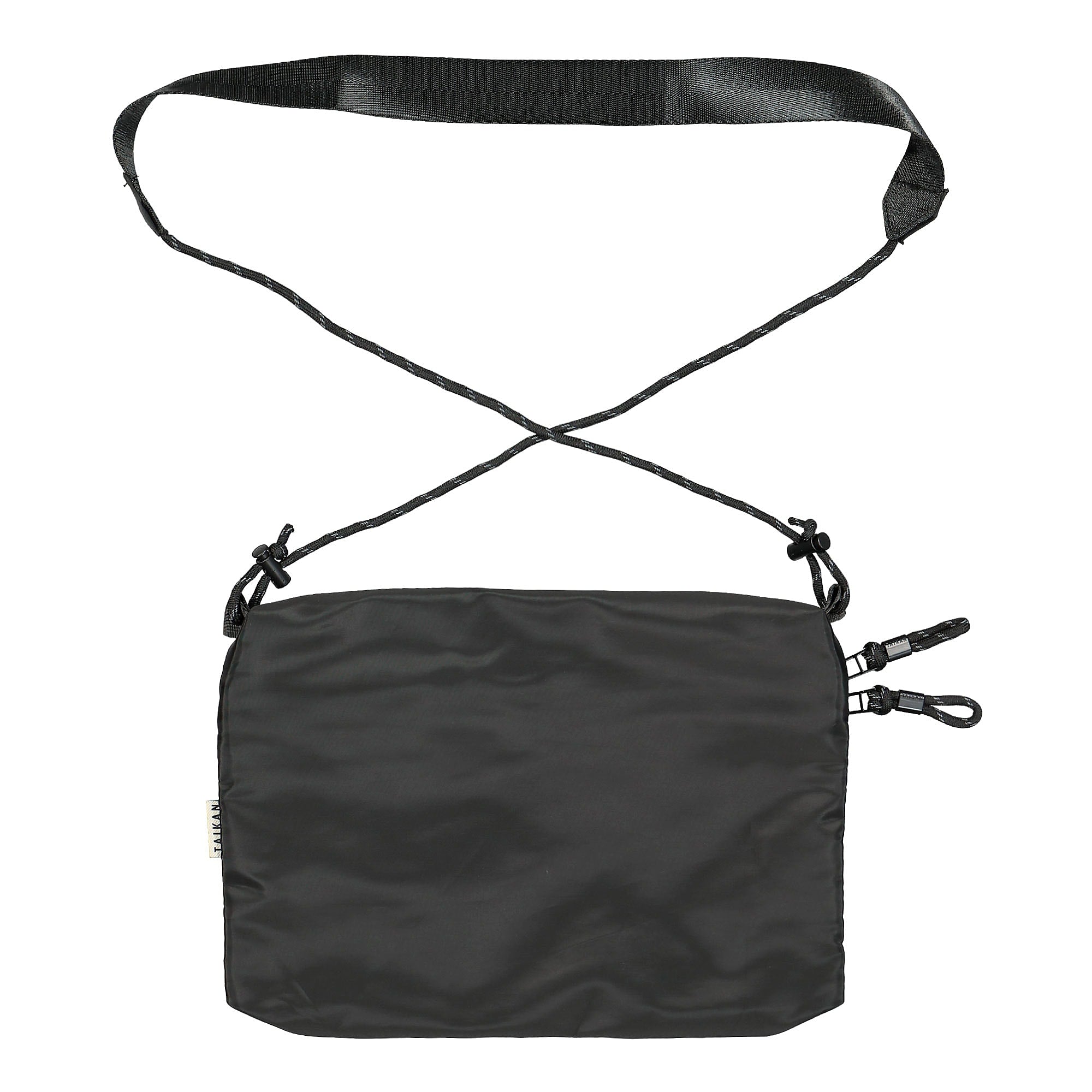 Taikan Everything Sacoche Large Black Shoulder & Cross Body Bags Close-up | Overkill