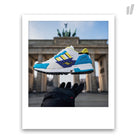 Overkill ZX10K "I CAN IF I WANT" Brandenburger Tor Postkarte Polaroid Blue Cards EF2117 | Overkill