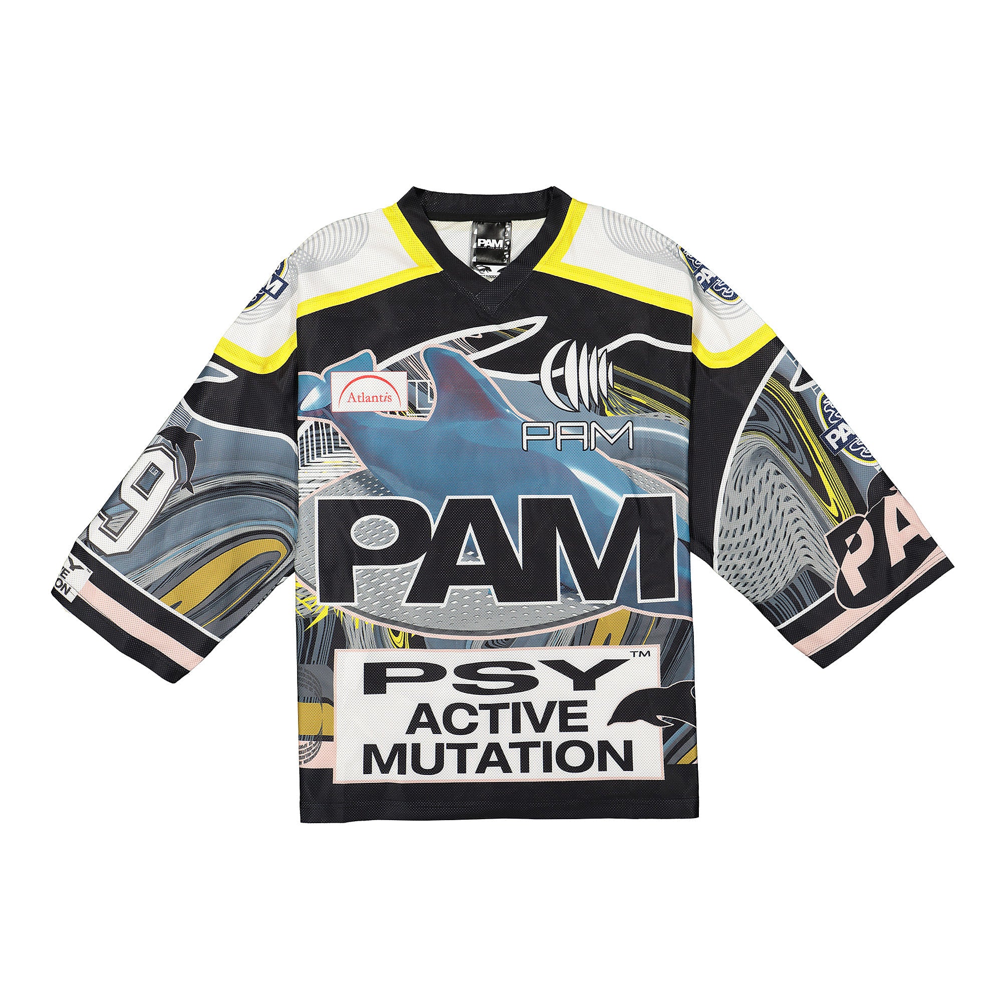 Perks And Mini PAM New Worlds Oversized Sublimation Top Blue / Yellow / Pink Print Tops 3581/B-BPP | Overkill