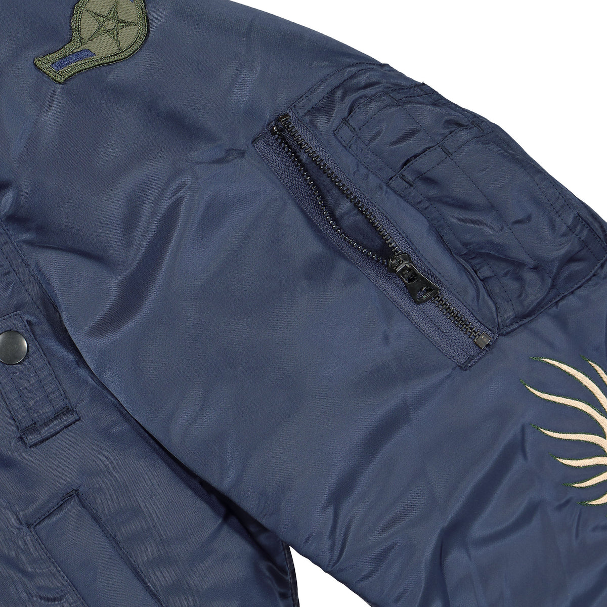 Maharishi Dragons MA-1 Flight Jacket Navy Jackets Detail view 1 | Overkill