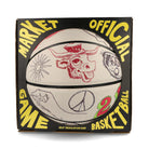 Market Varsity Hand-Drawn Basketball Cream Basketballs Close-up | Overkill