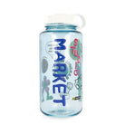 Market Smiley Collage Water Nalgene Bottle Seafoam Mugs & Bottles Close-up | Overkill