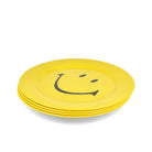 Market Smiley Plate 4 Piece Set Yellow Other Home Accessories 360000992 / 0201 | Overkill