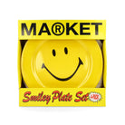 Market Smiley Plate 4 Piece Set Yellow Other Home Accessories Detailfoto | Overkill