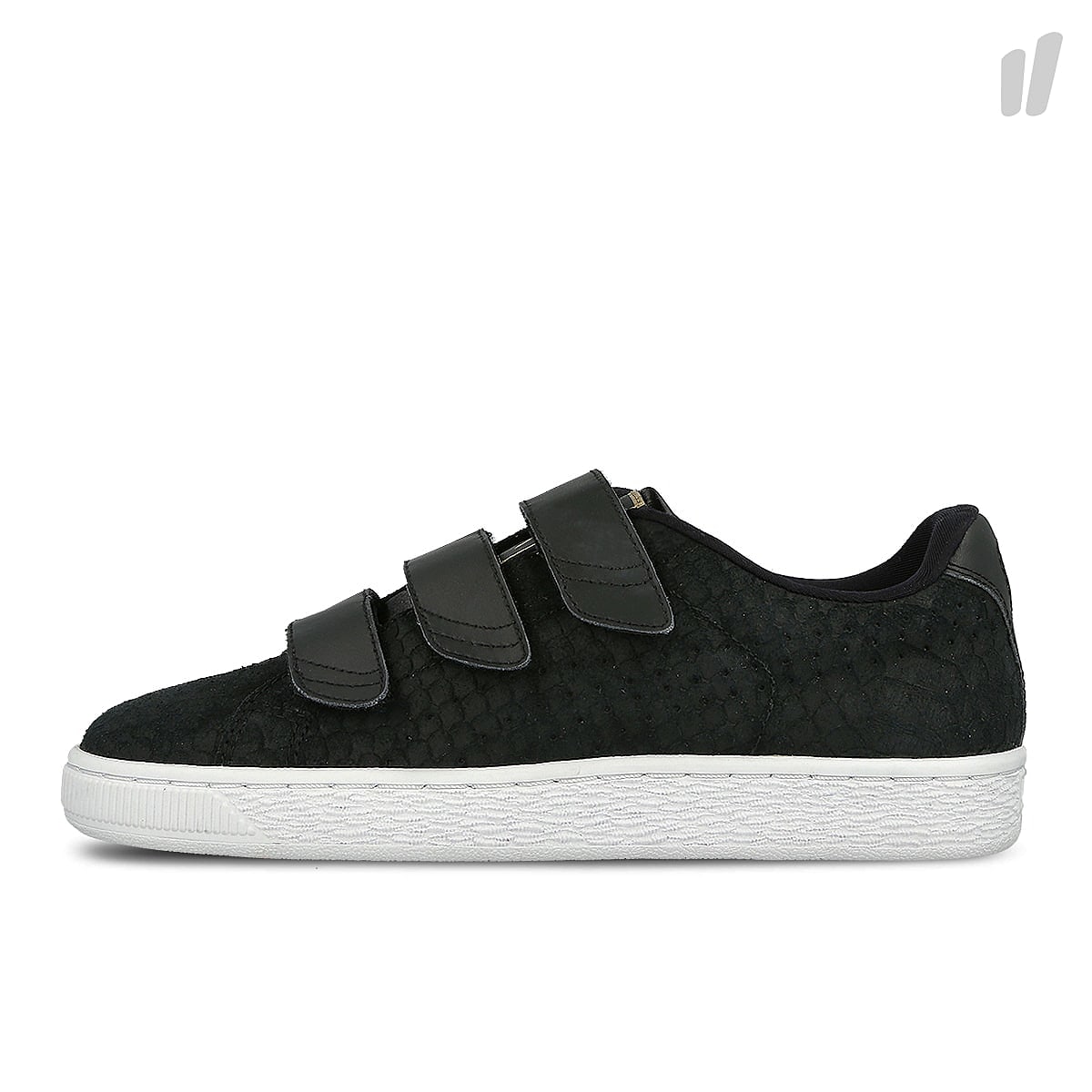 Puma wmns basket strap exotic skin Puma Black - Puma Black Sneakers 362707 01 | Overkill