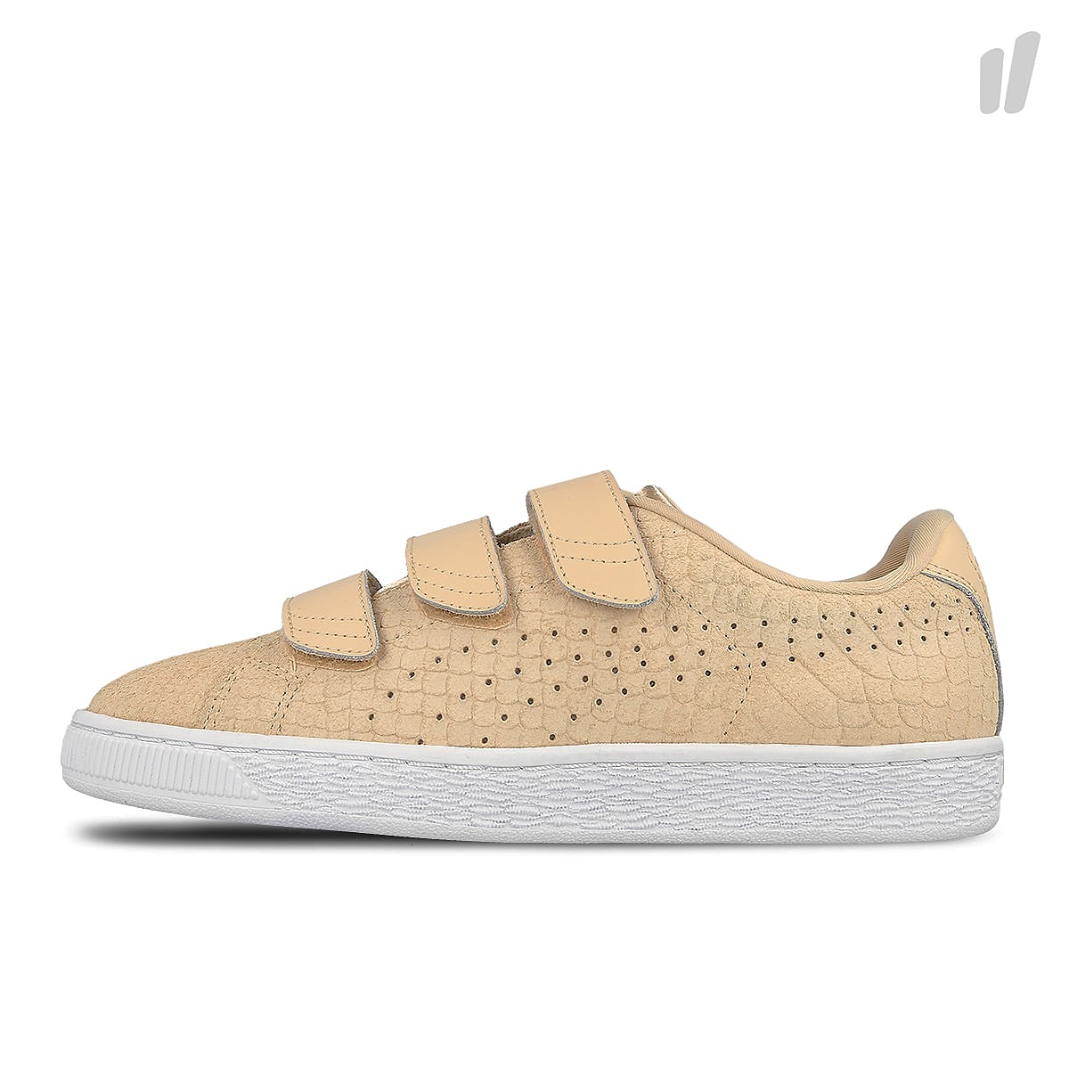Puma wmns basket strap exotic skin Natural Vachetta - Puma White Sneakers 362707 03 | Overkill