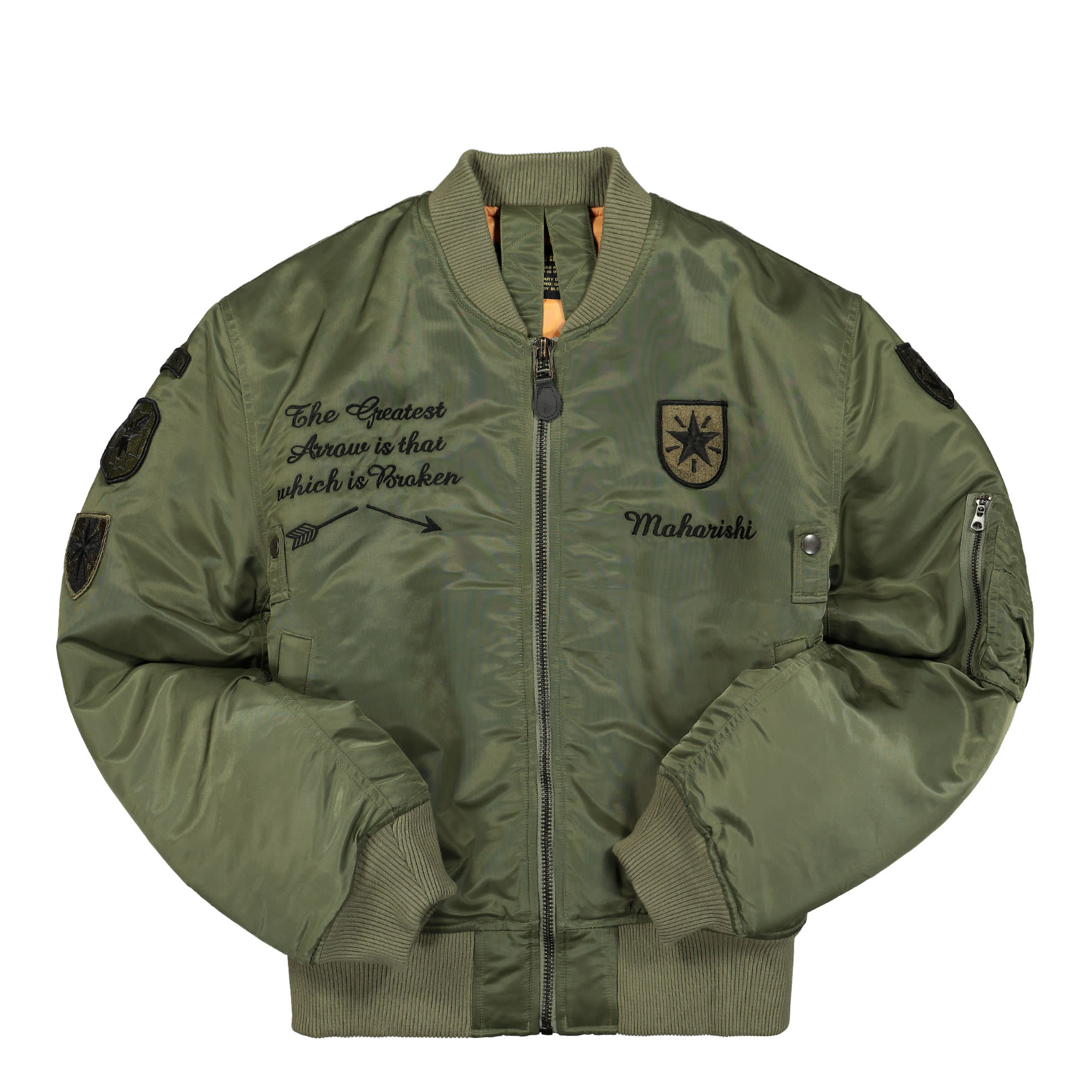 Maharishi Subdued MA-1 Flight Jacket Olive Jackets 3634 | Overkill