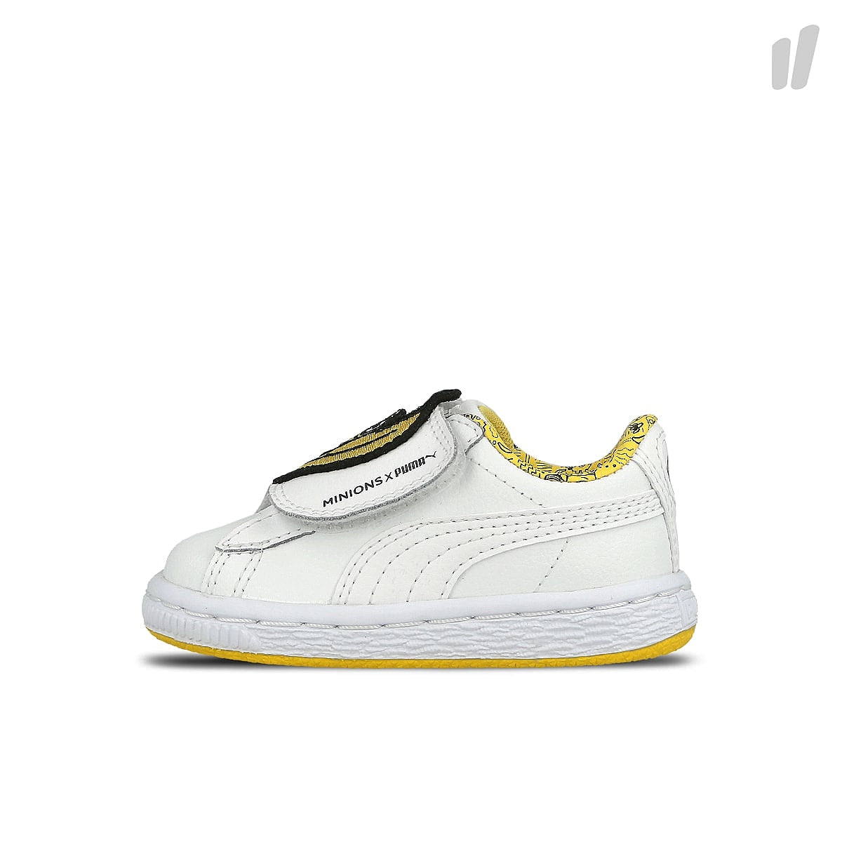 Puma basket wrap st l infants Puma White - White - Yellow Sneakers 364085 01 | Overkill