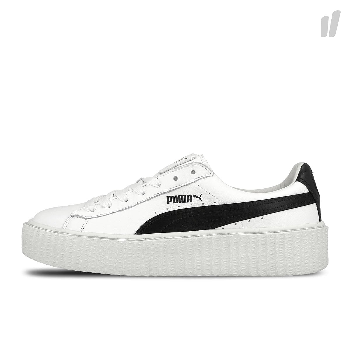Puma wmns fenty creeper white & black Puma White - Black - Puma White Sneakers 364462 01 | Overkill