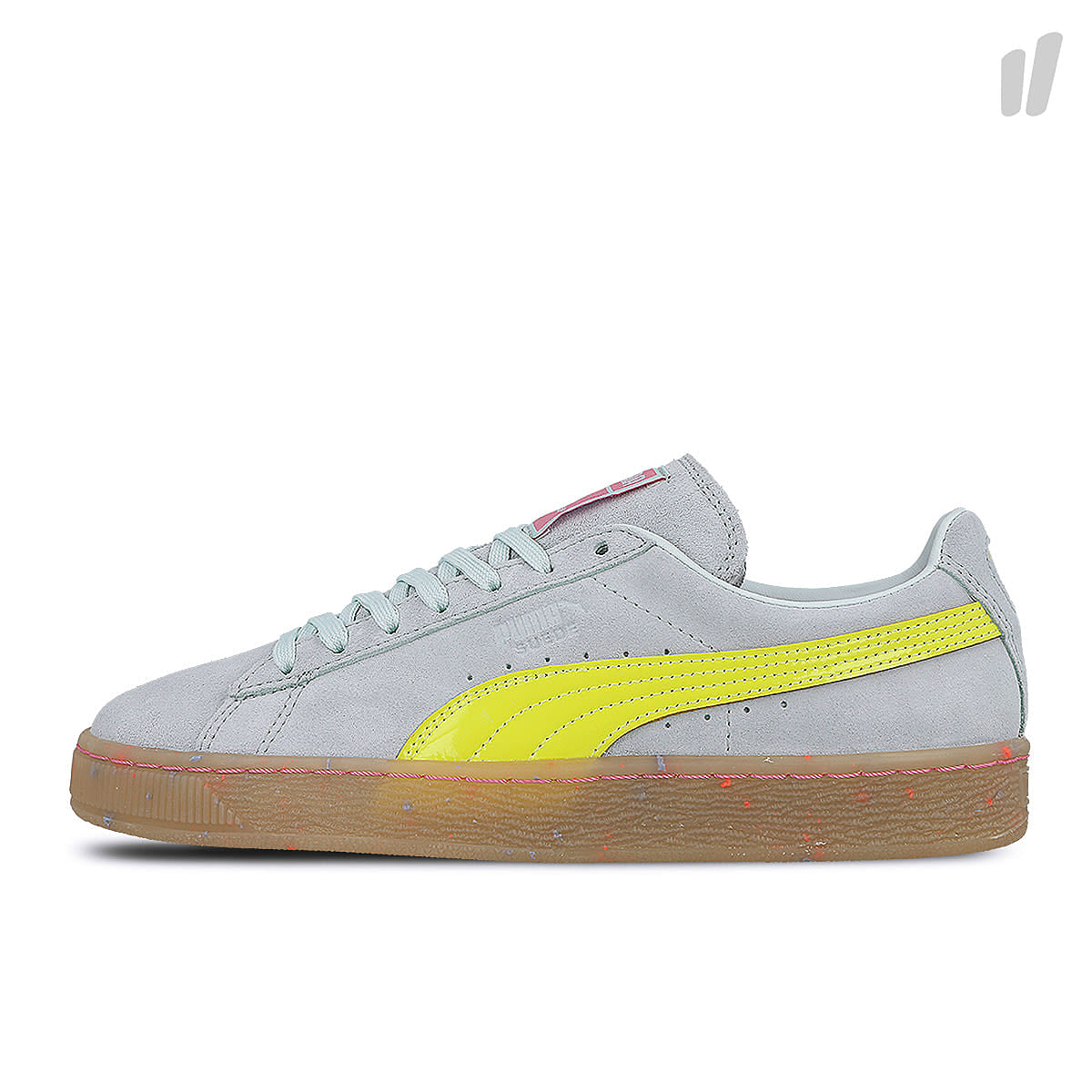 Puma wmns suede sw llusion Blue – Fluo Yellow Sneakers 364737 02 | Overkill