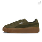 Puma wmns suede platform animal Olive Night - Silver Sneakers 365109 03 | Overkill