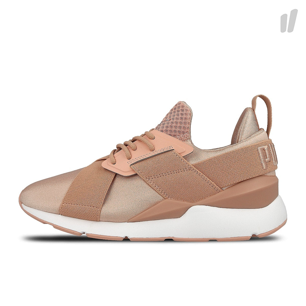 Puma wmns muse satin ep Peach Beige - Puma White Sneakers 365534 01 | Overkill