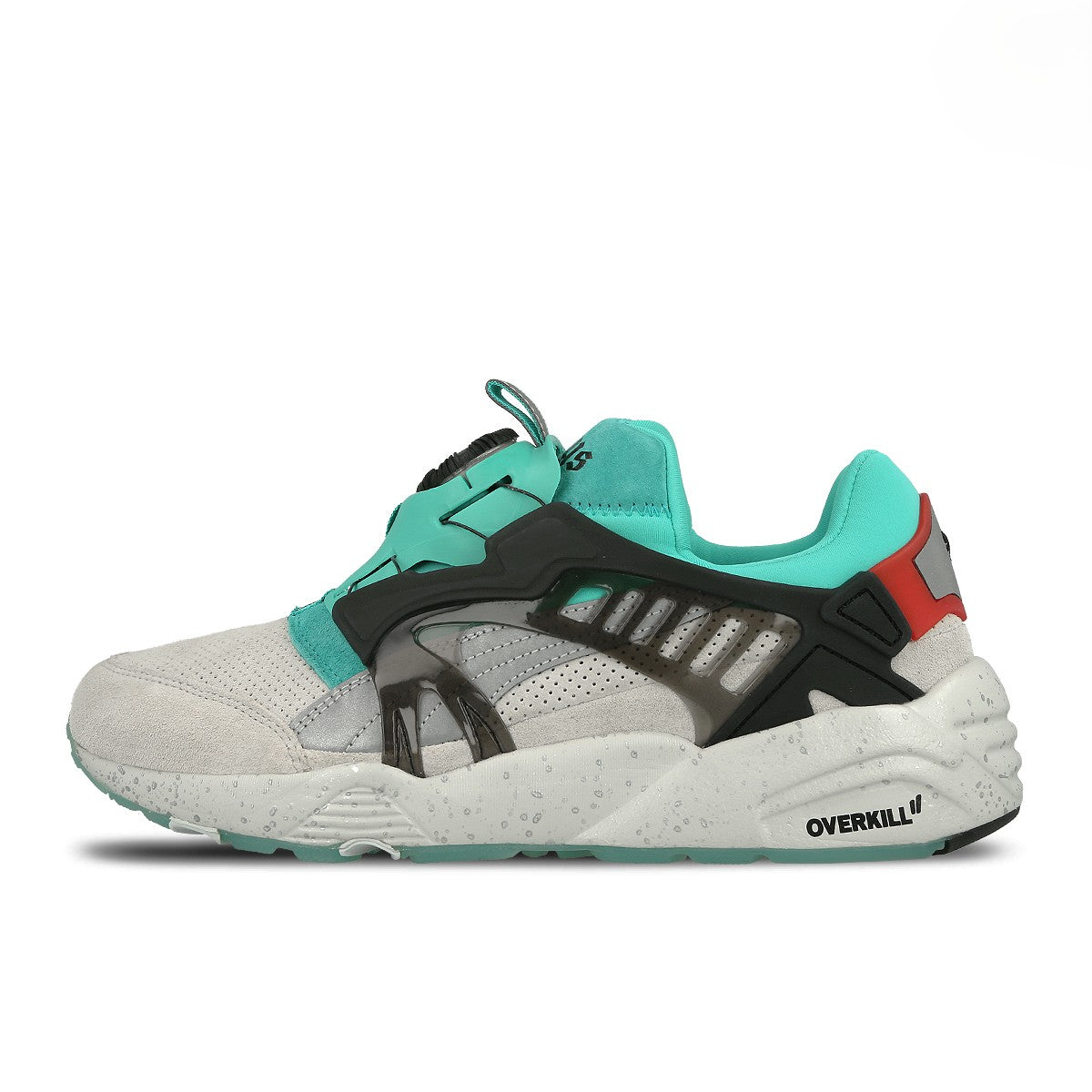 Overkill x Puma Disc Blaze Pfeffiboys Vaporous Gray / Puma Silver Low Top Sneakers 365919 01 | Overkill