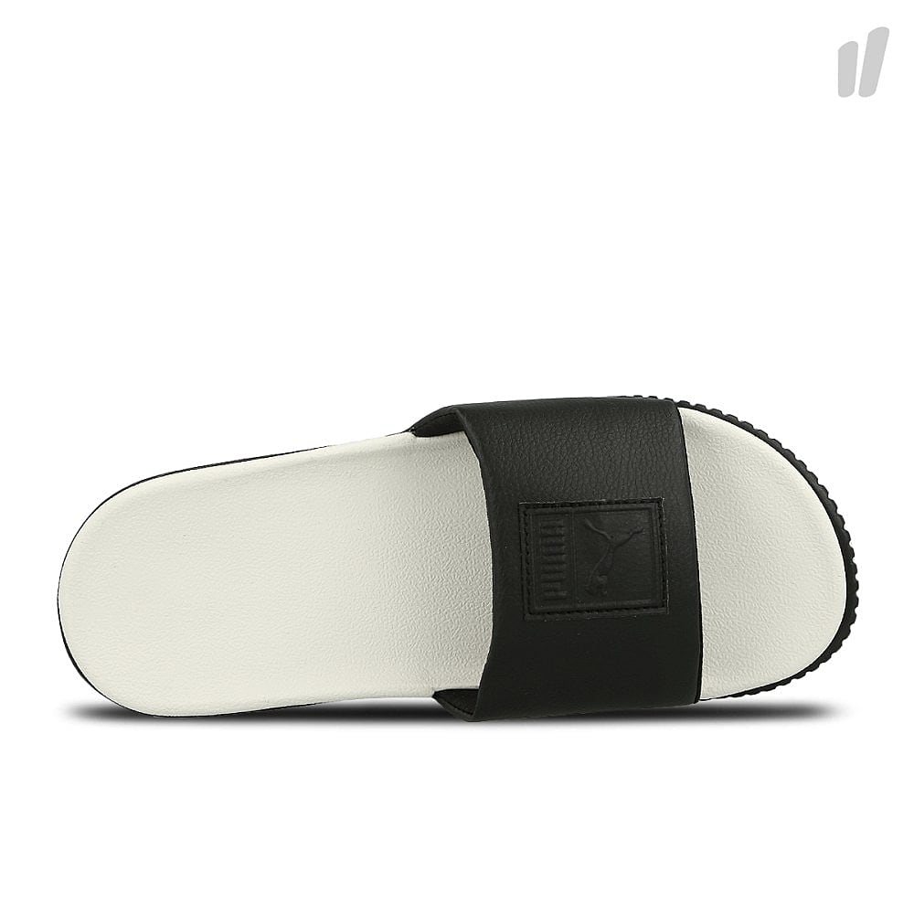 Puma wmns platform slide Puma Black - Whisper White Slides, Sandals & Slippers  Silhouette | Overkill