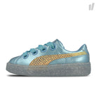Puma wmns platfom glitter princess sw Metallic Blue - Fluo Orange Sneakers 366131 01 | Overkill