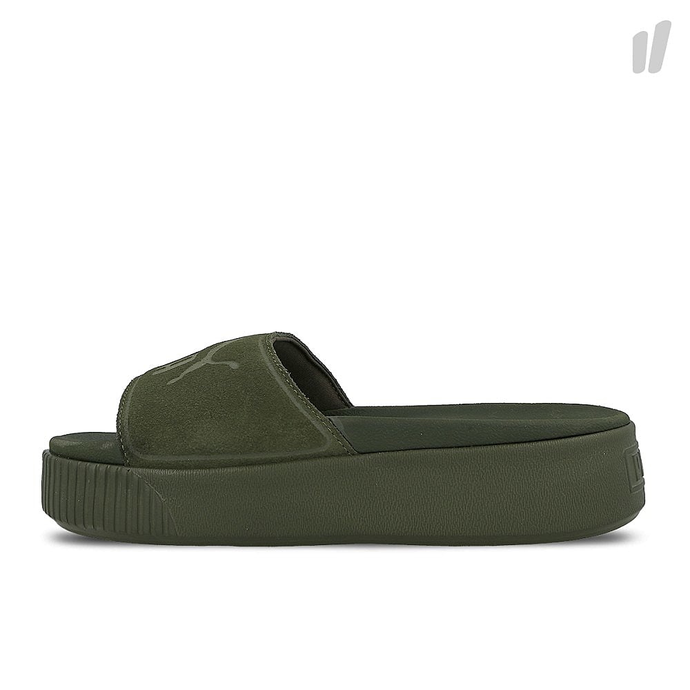 Puma wmns platform slide bold sd Forest Night - Forest Night Slides, Sandals & Slippers 367063 02 | Overkill
