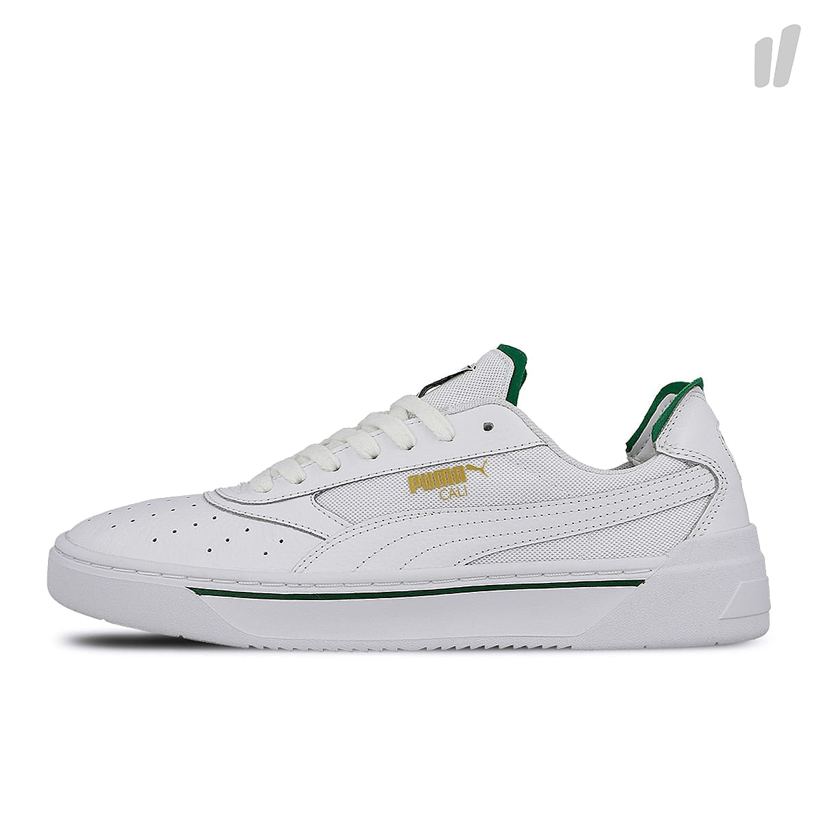 Puma cali-0 Puma White - Amazon Green - Puma White Sneakers 369337 02 | Overkill